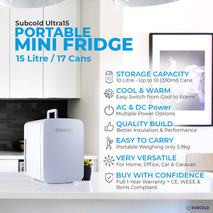 Subcold Ultra 15L Mini Fridge