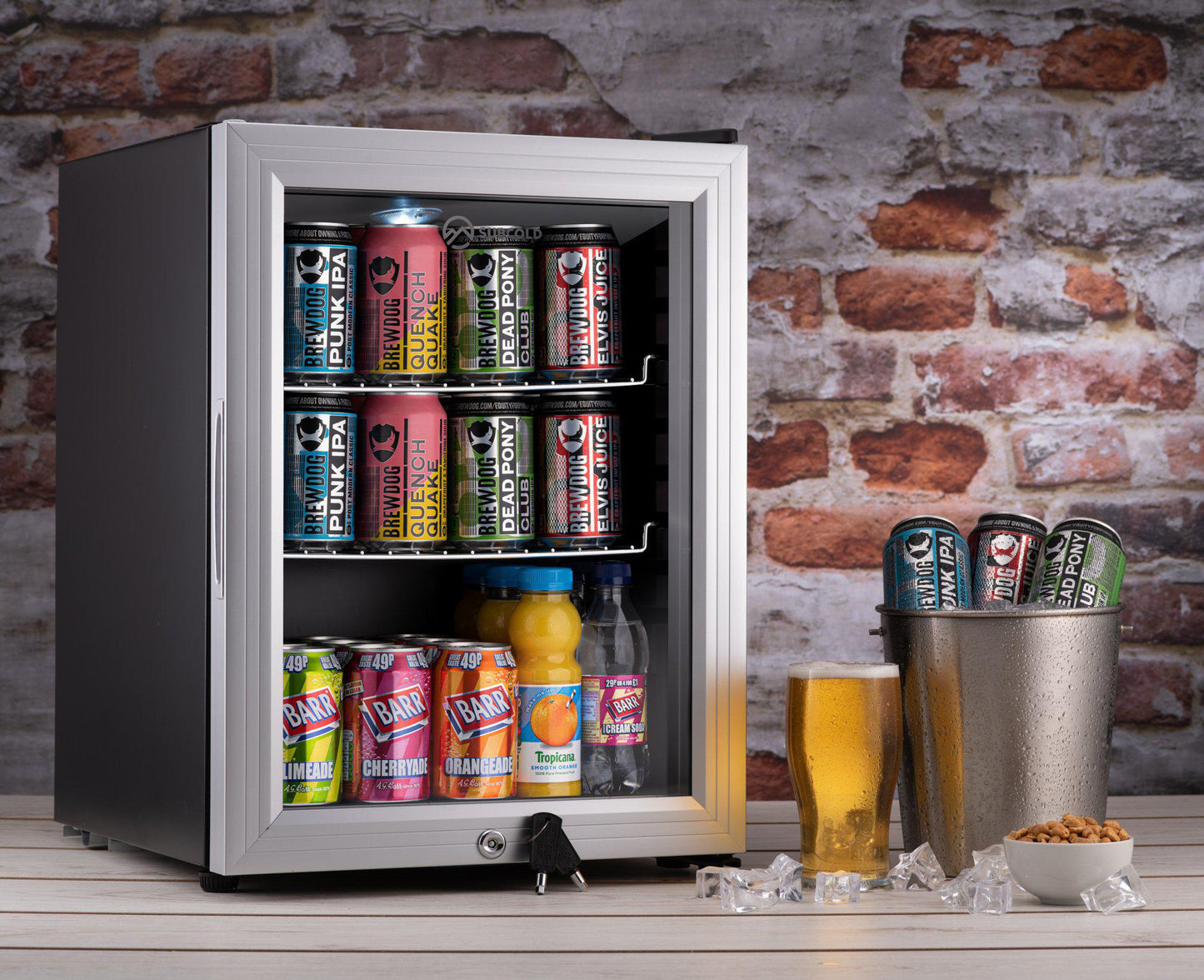 Subcold Super 35 LED Beer Fridge - Silver