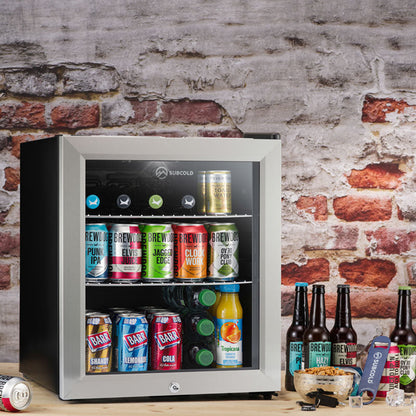 Subcold Super 50 LED Beer Fridge - Stainless Steel