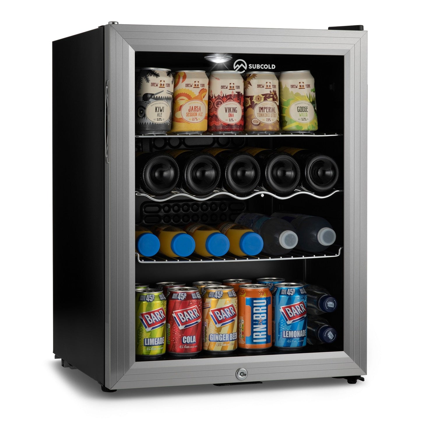Subcold Super 65 LED Beer Fridge - Silver
