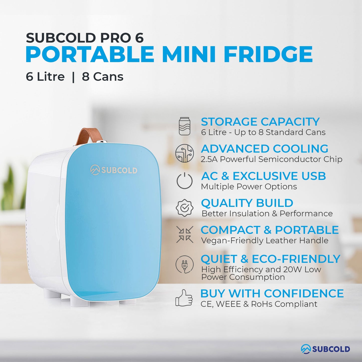 Subcold Pro 6L Mini Fridge