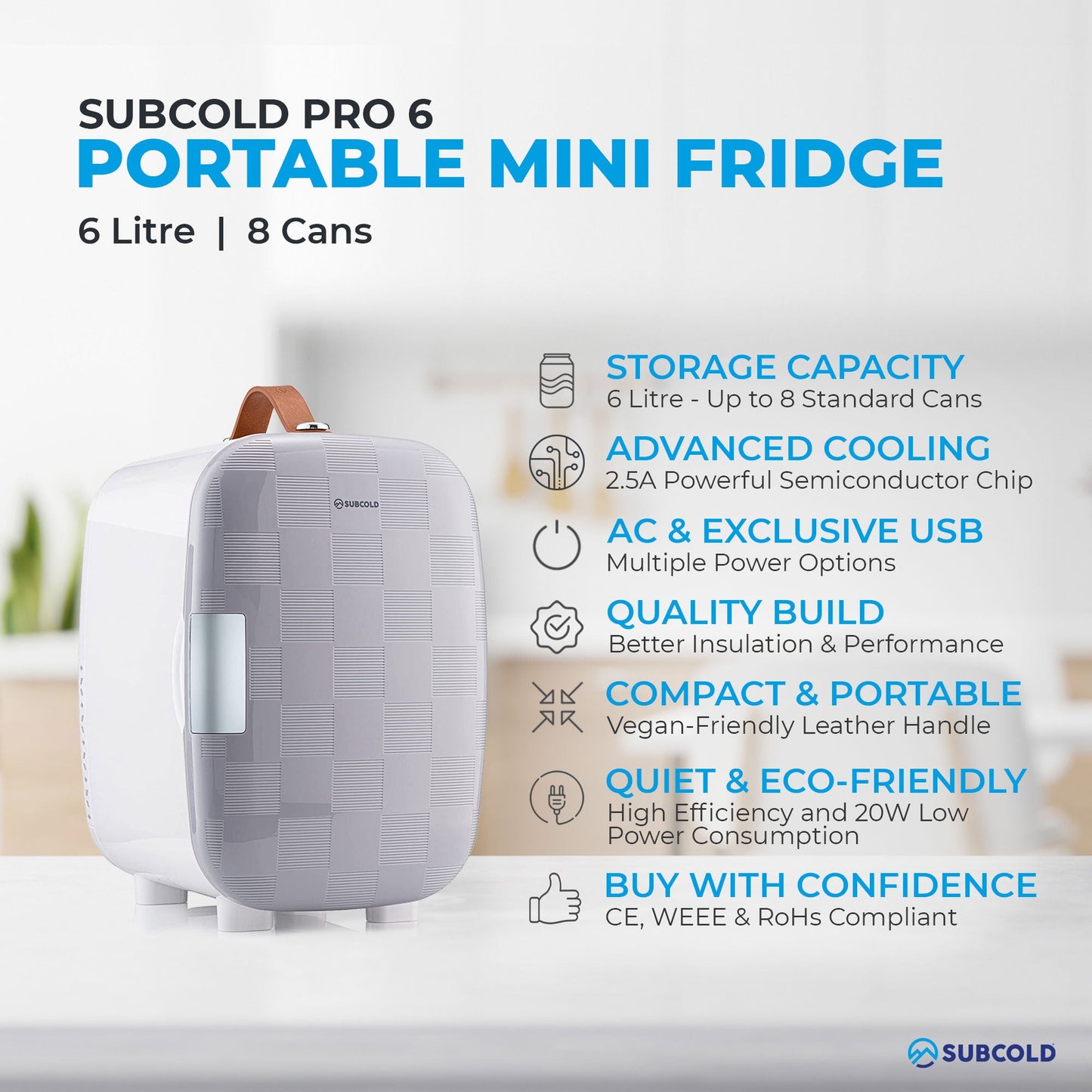 Subcold Pro 6L Mini Fridge