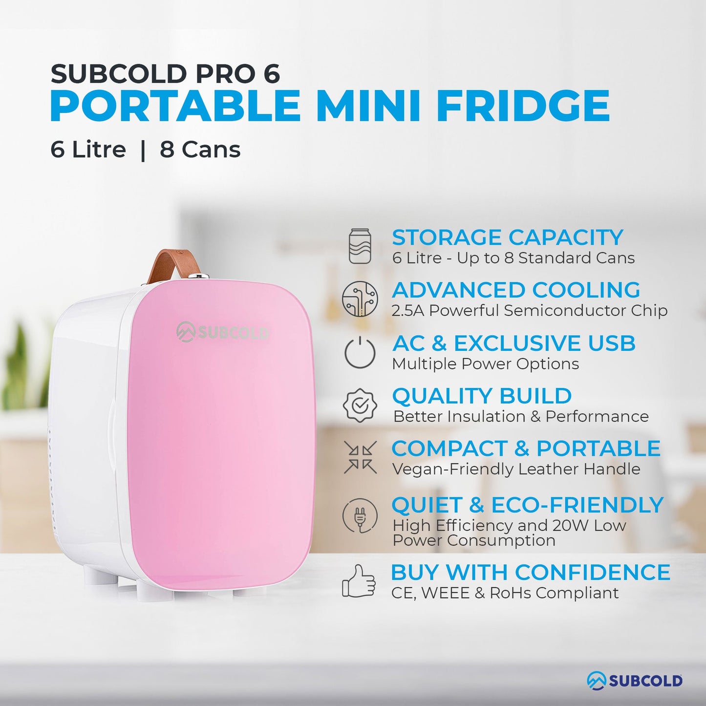 Subcold Pro 6L Mini Fridge