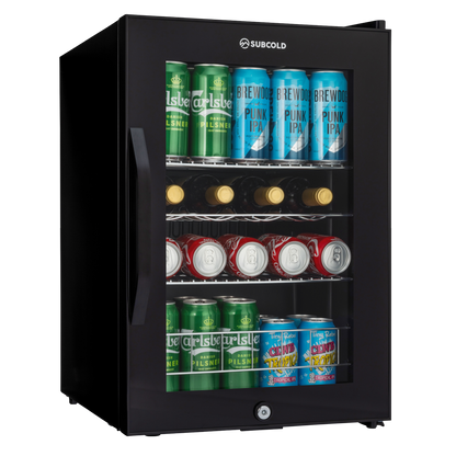 Subcold Ace 65 LED Touch Control Beer Fridge - Black