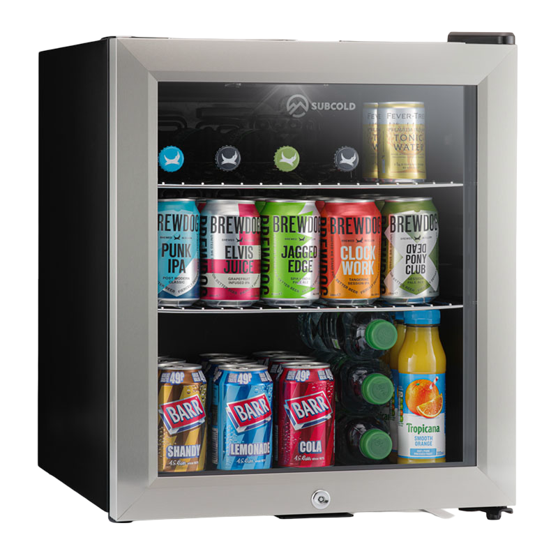 Subcold Super 50 LED Beer Fridge - Stainless Steel