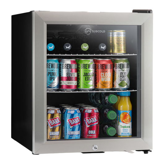 Subcold Super 50 LED Beer Fridge - Stainless Steel