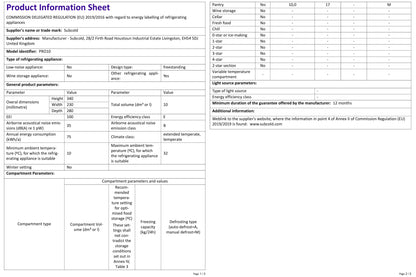 Subcold Pro 10L Mini Fridge