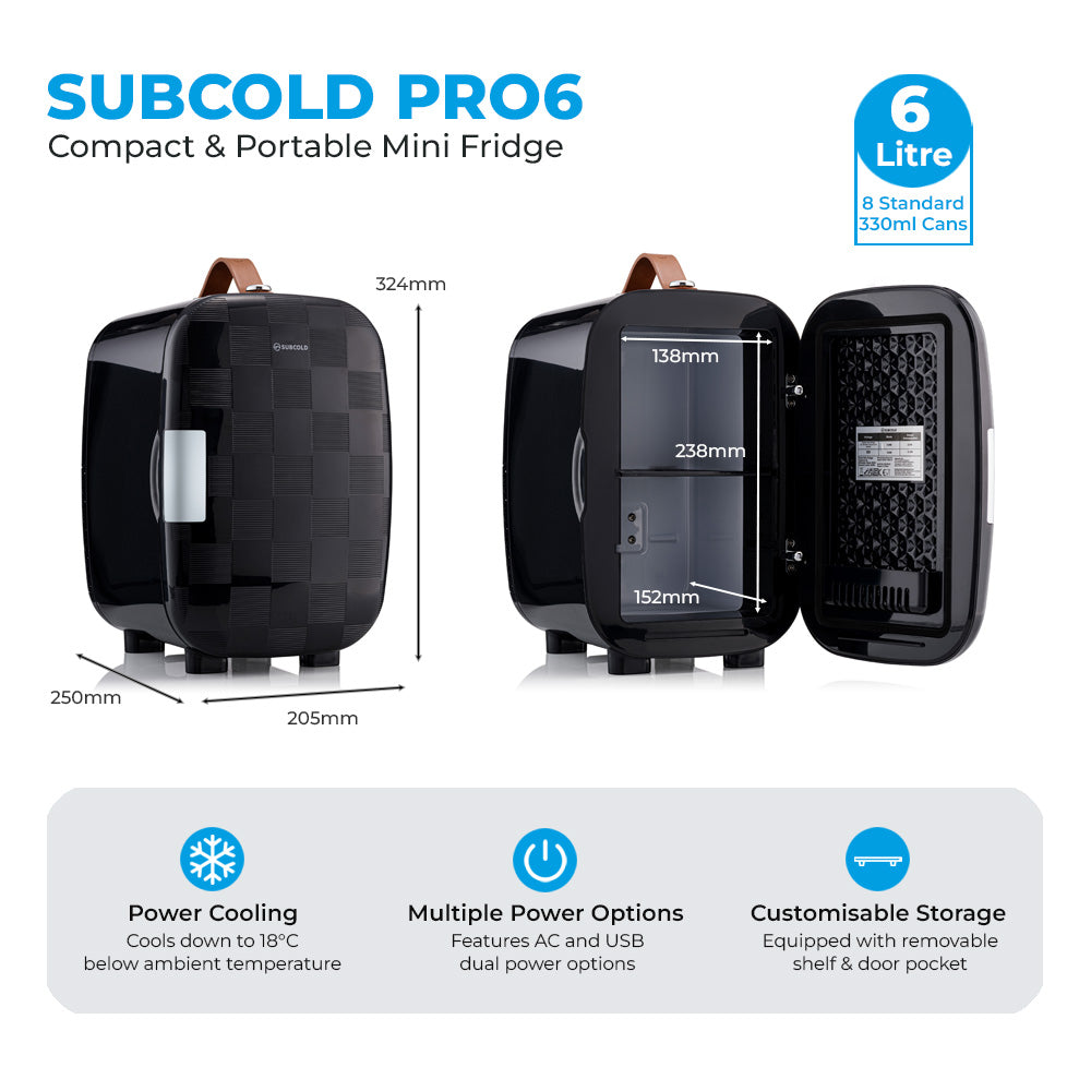 Subcold Pro 6L Mini Fridge
