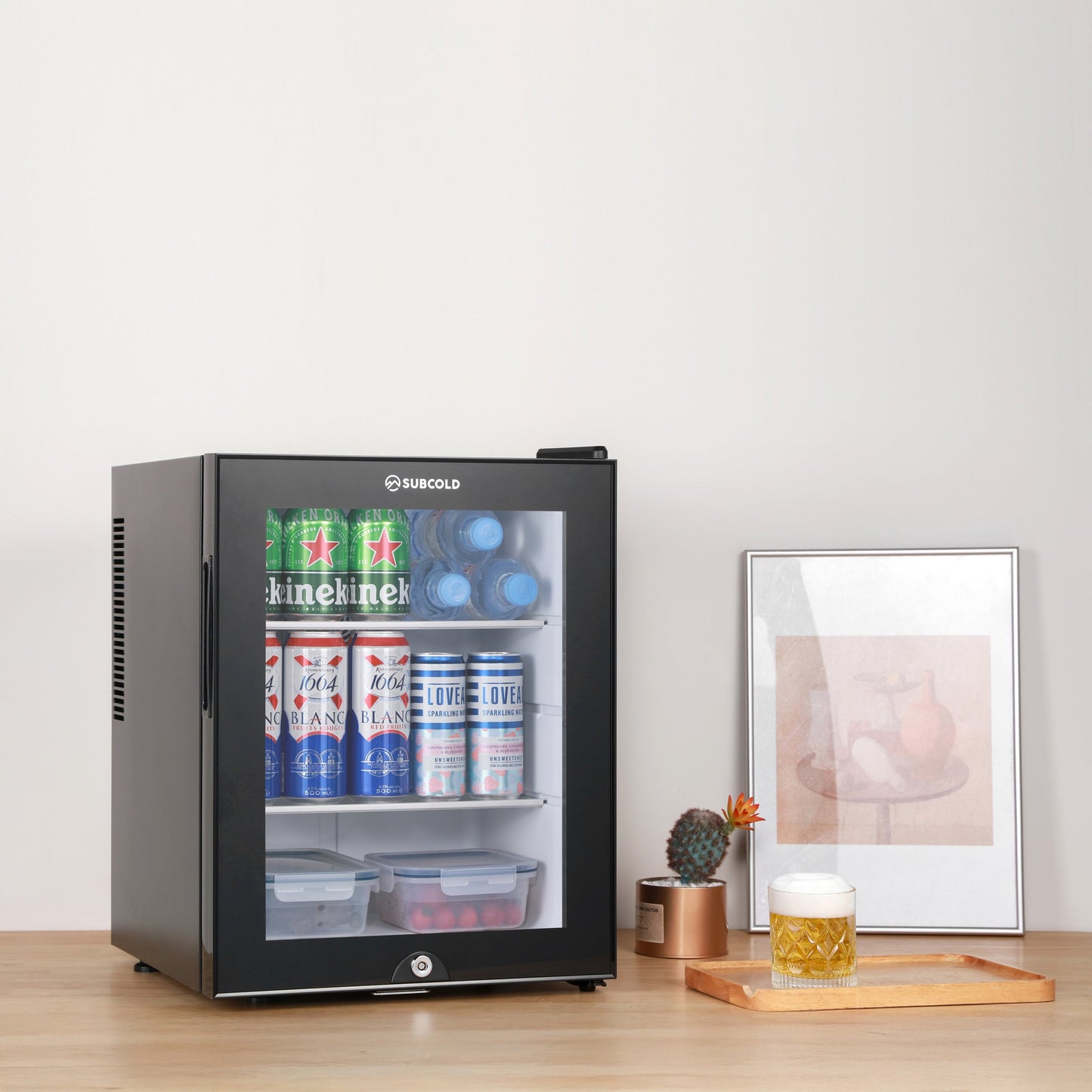 Subcold Aire40-G LED Mini Fridge - Black