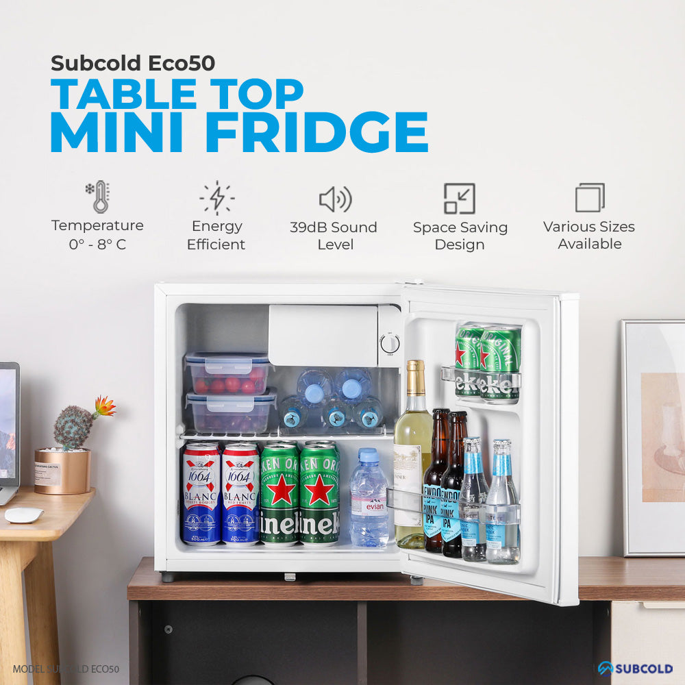 Subcold Eco50 Mini Fridge - White