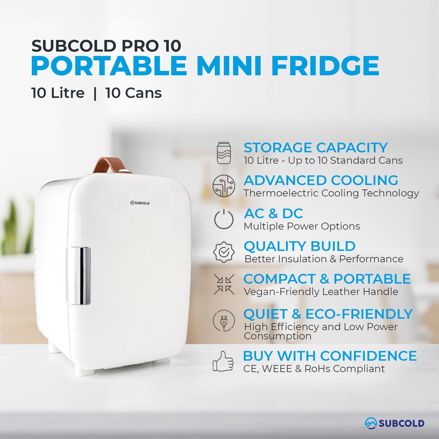 Subcold Pro 10L Mini Fridge