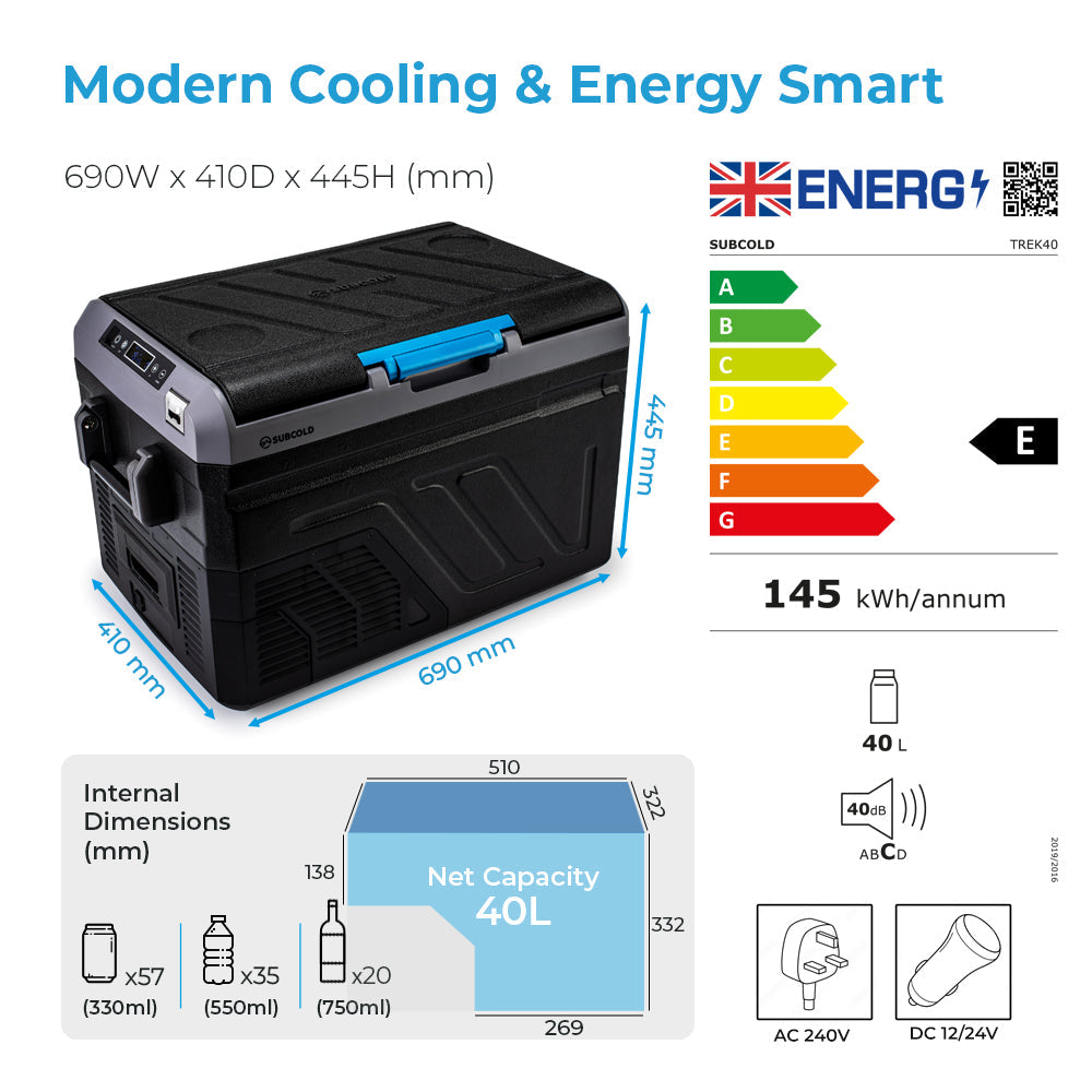 Subcold Trek40 Portable Car Fridge